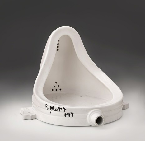 Fountain, by Marcel Duchamp (France), 1917.