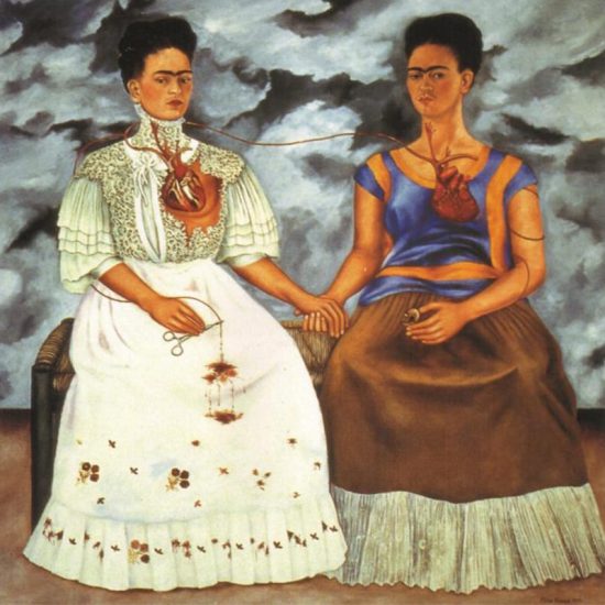 “The Two Fridas” by Frida Kahlo. (1939).